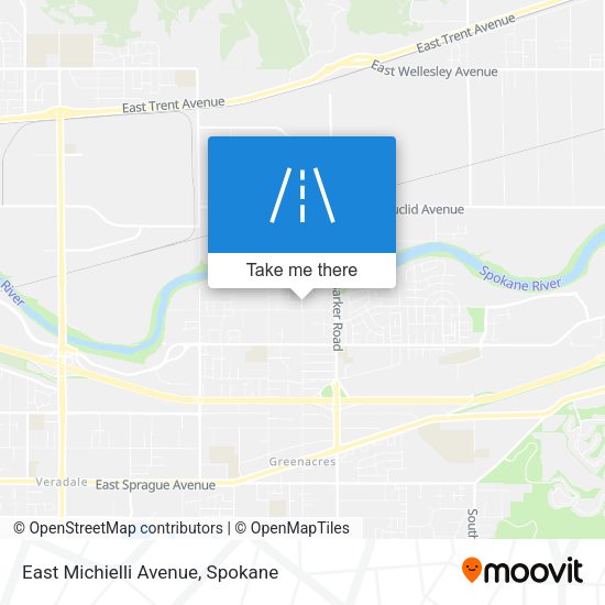East Michielli Avenue map
