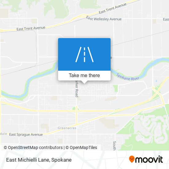 East Michielli Lane map