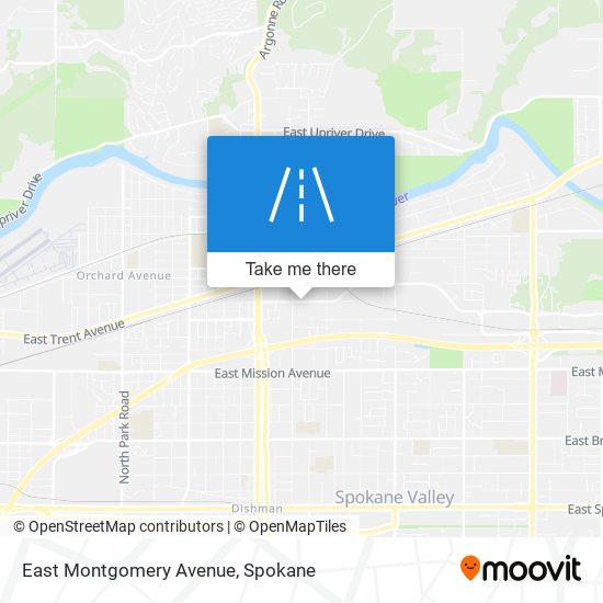 Mapa de East Montgomery Avenue