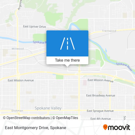 Mapa de East Montgomery Drive