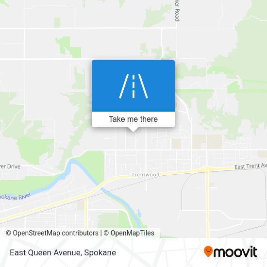 Mapa de East Queen Avenue