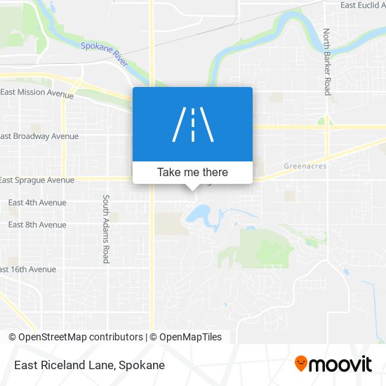 Mapa de East Riceland Lane