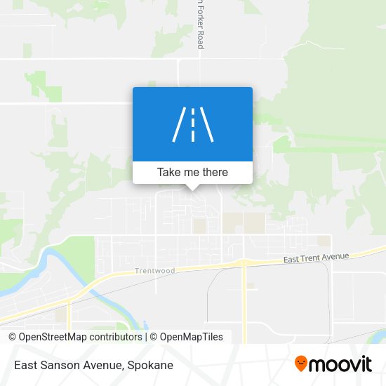 Mapa de East Sanson Avenue