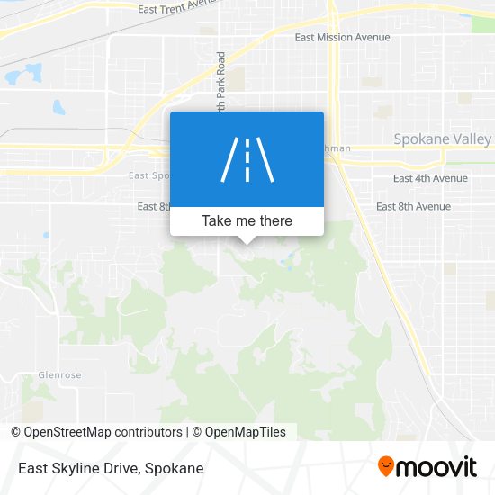 Mapa de East Skyline Drive