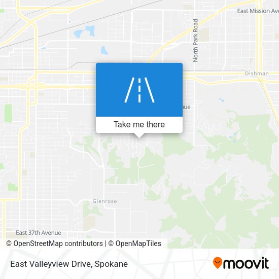 Mapa de East Valleyview Drive