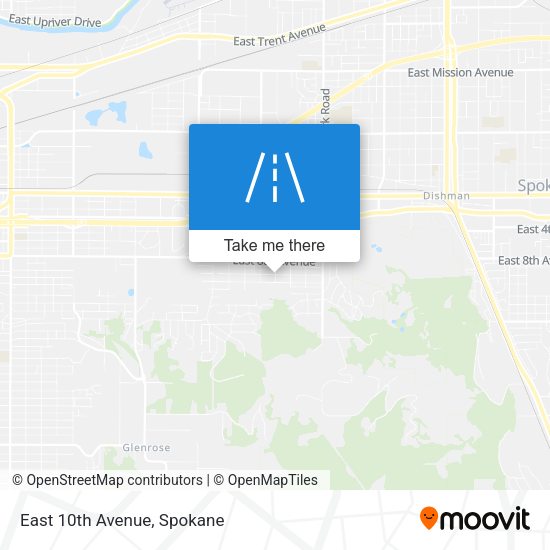 Mapa de East 10th Avenue
