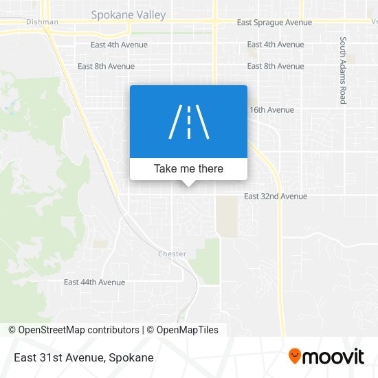 Mapa de East 31st Avenue
