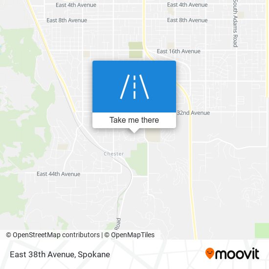 Mapa de East 38th Avenue