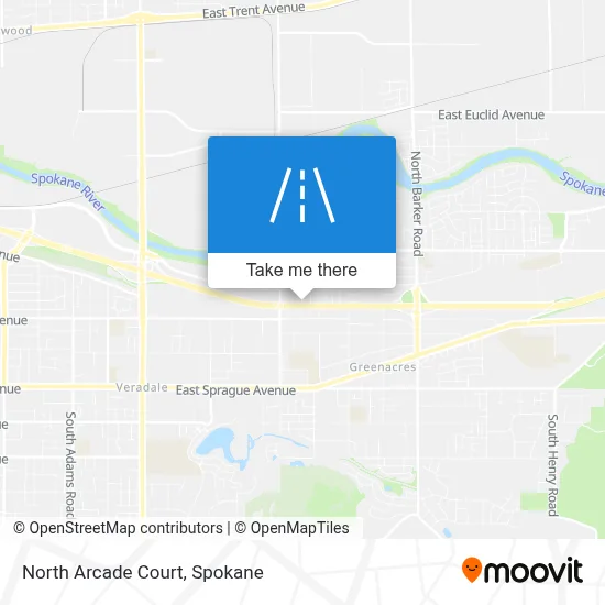 North Arcade Court map