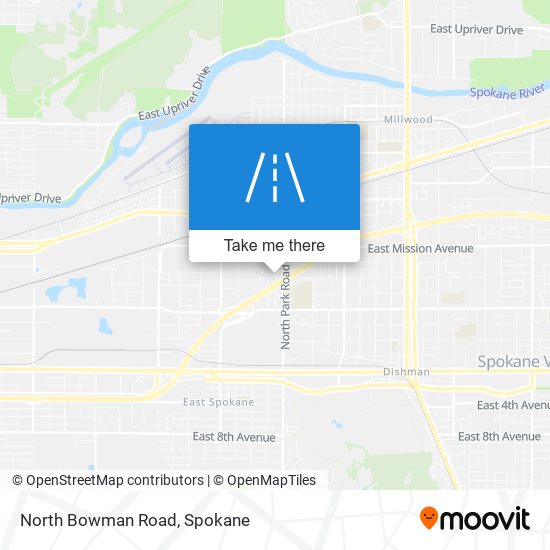 North Bowman Road map