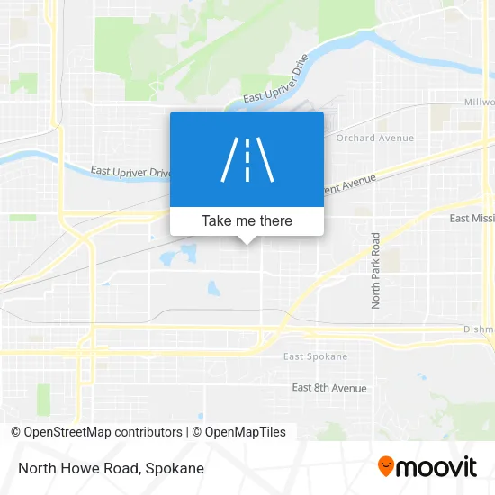 North Howe Road map