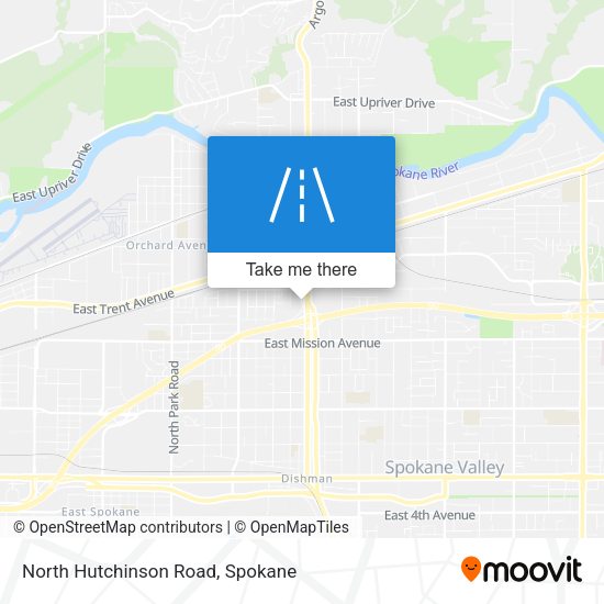 North Hutchinson Road map