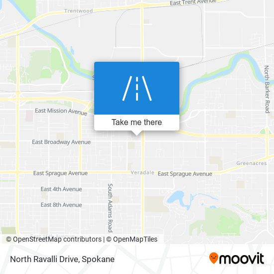 Mapa de North Ravalli Drive