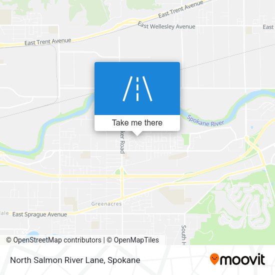 North Salmon River Lane map