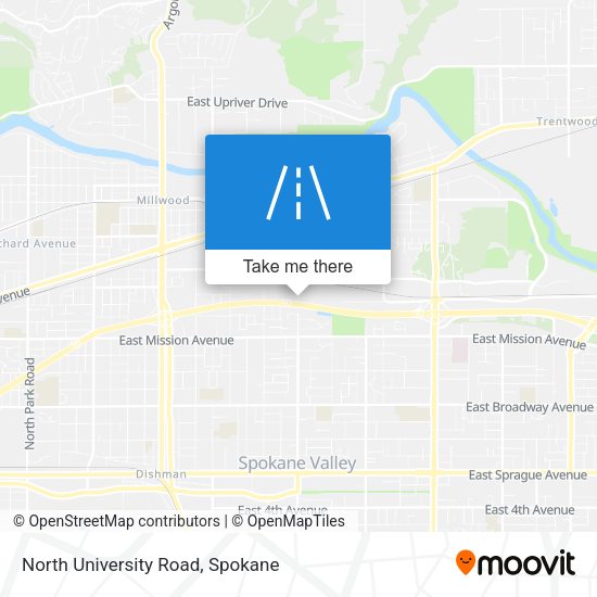North University Road map