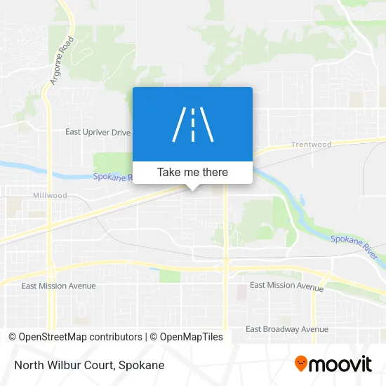 North Wilbur Court map