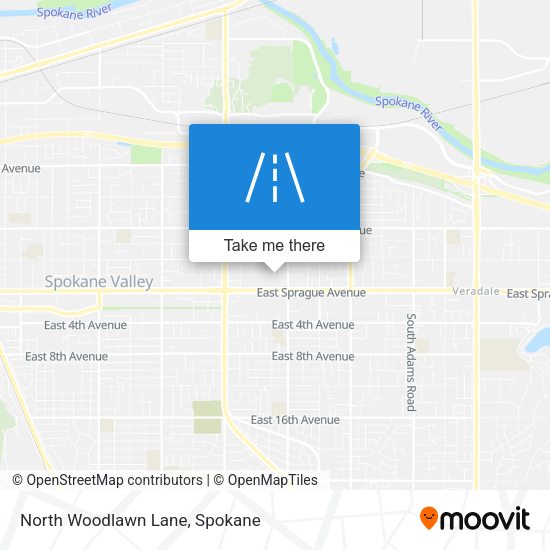 Mapa de North Woodlawn Lane