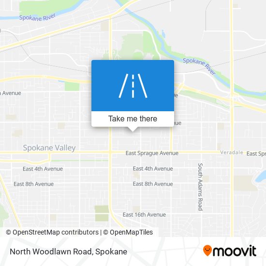 Mapa de North Woodlawn Road