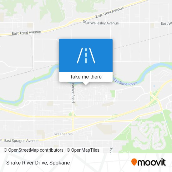Mapa de Snake River Drive