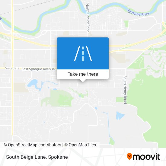 Mapa de South Beige Lane