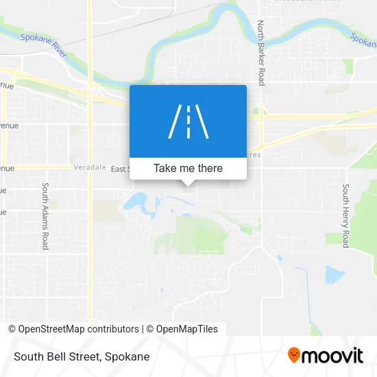 South Bell Street map