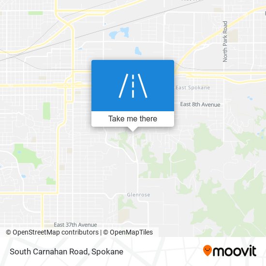 South Carnahan Road map