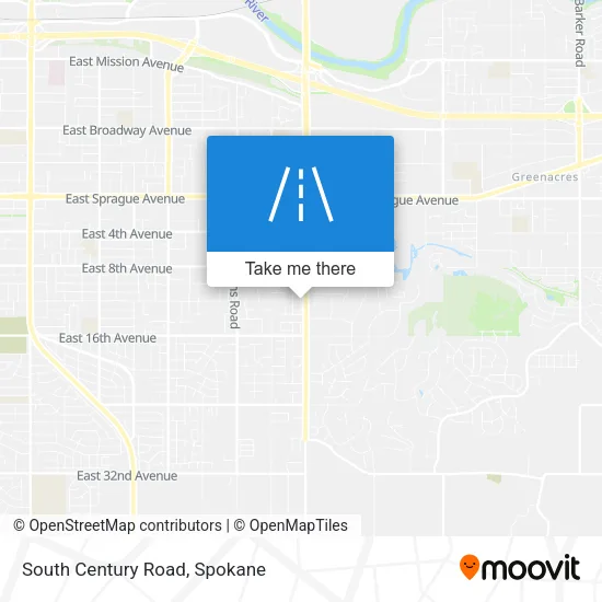 South Century Road map