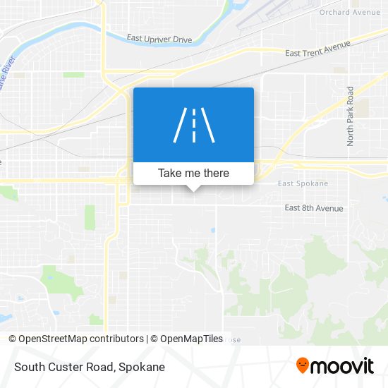 South Custer Road map