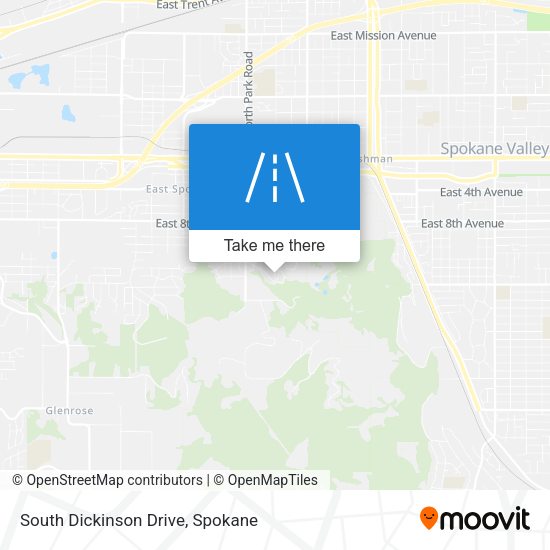 South Dickinson Drive map