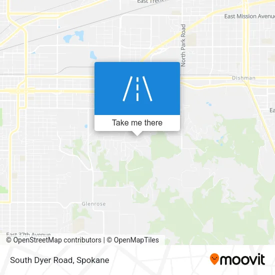 South Dyer Road map