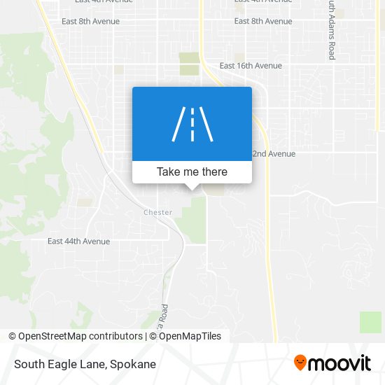 South Eagle Lane map