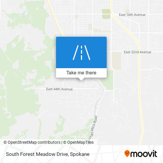 Mapa de South Forest Meadow Drive