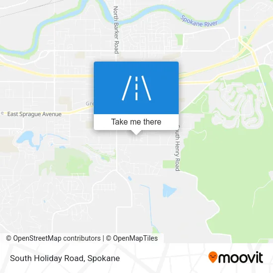 South Holiday Road map