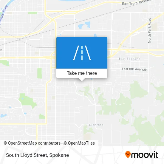 South Lloyd Street map