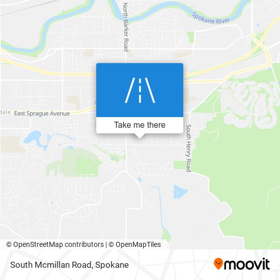 South Mcmillan Road map