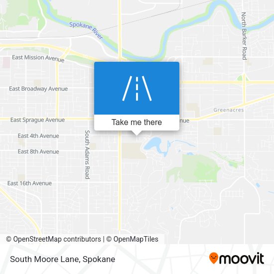 Mapa de South Moore Lane