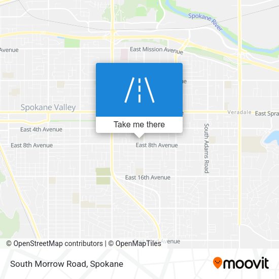 South Morrow Road map