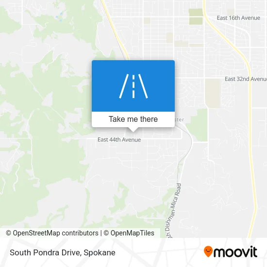South Pondra Drive map