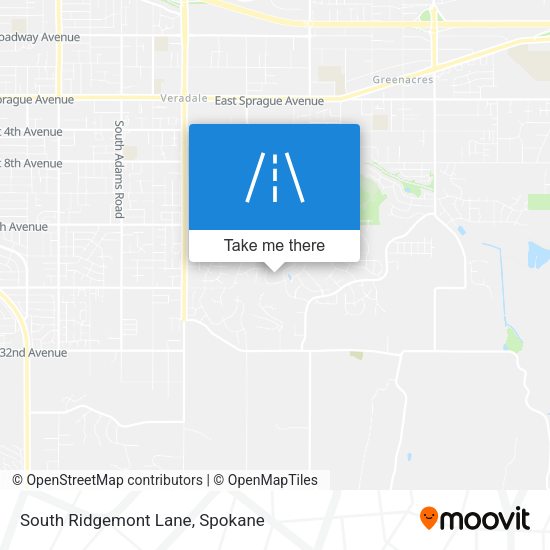 South Ridgemont Lane map