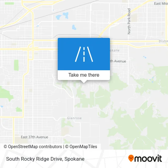South Rocky Ridge Drive map