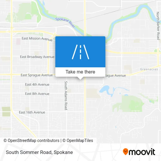 South Sommer Road map