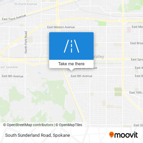 South Sunderland Road map