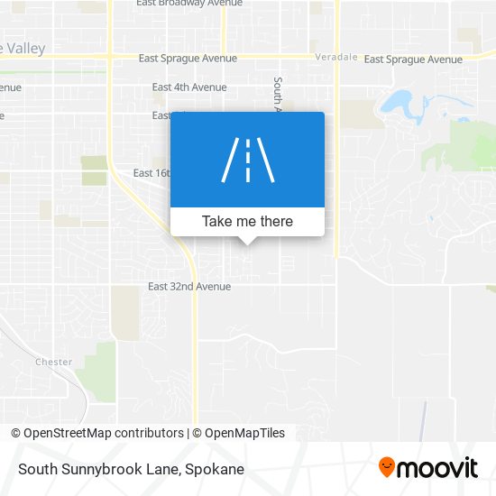 South Sunnybrook Lane map