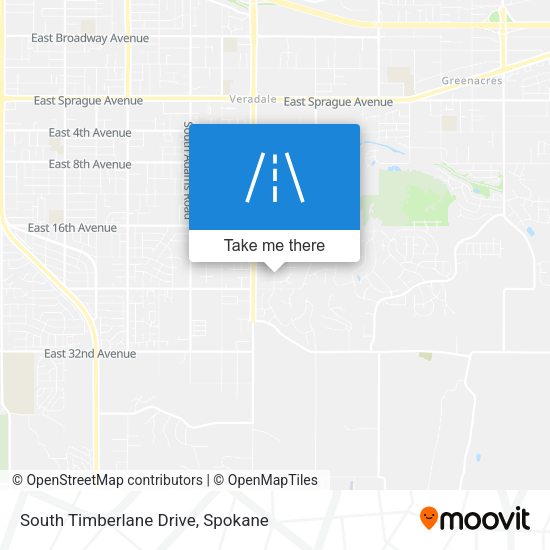 South Timberlane Drive map