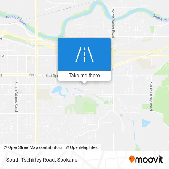 South Tschirley Road map