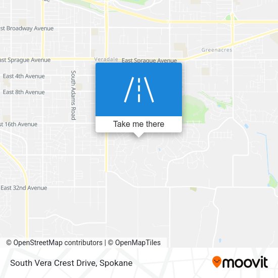 Mapa de South Vera Crest Drive