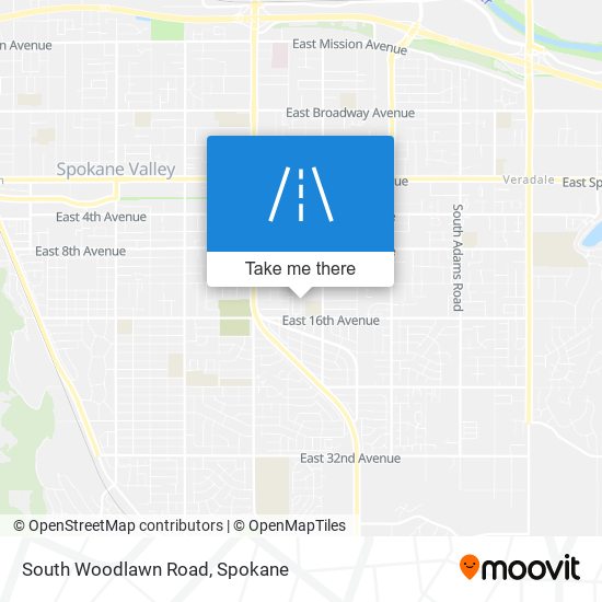 South Woodlawn Road map