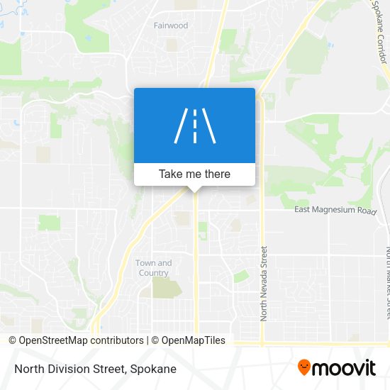North Division Street map