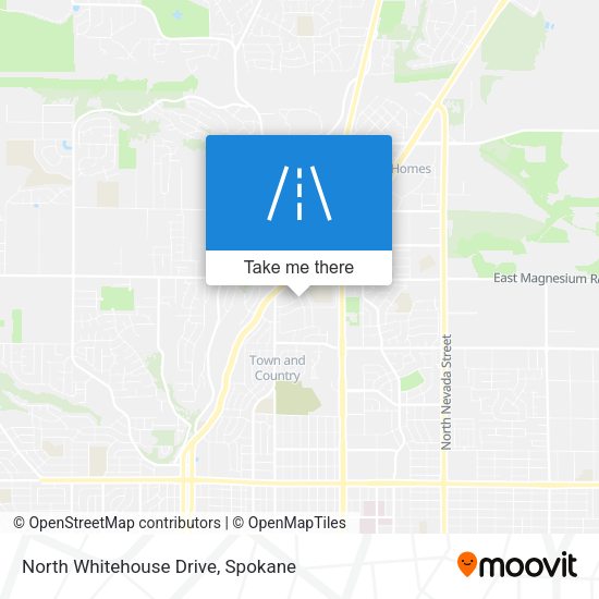 North Whitehouse Drive map