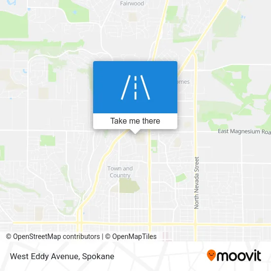 West Eddy Avenue map
